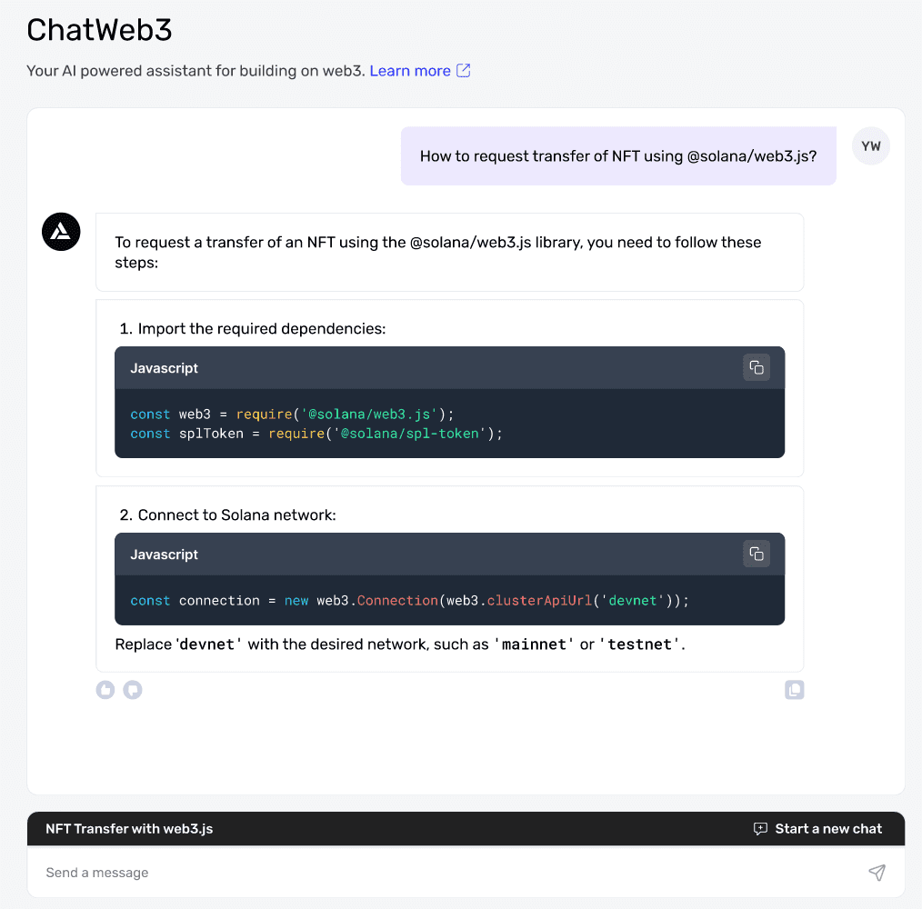 Introducing AlchemyAI: AI-powered Web3 Developer Tools | Alchemy