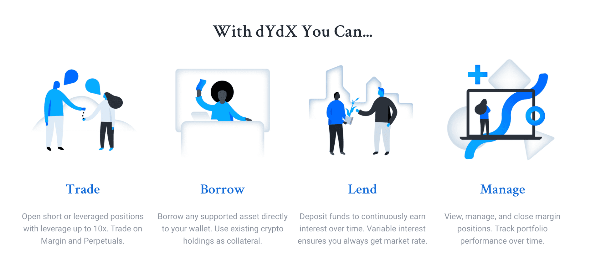 What you can do with dYdX