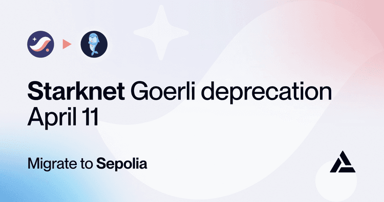 starknet goerli deprecation notice