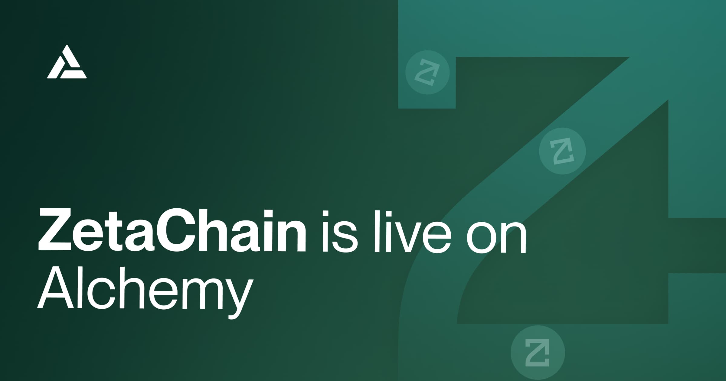 ZetaChain live on Alchemy launch announcement