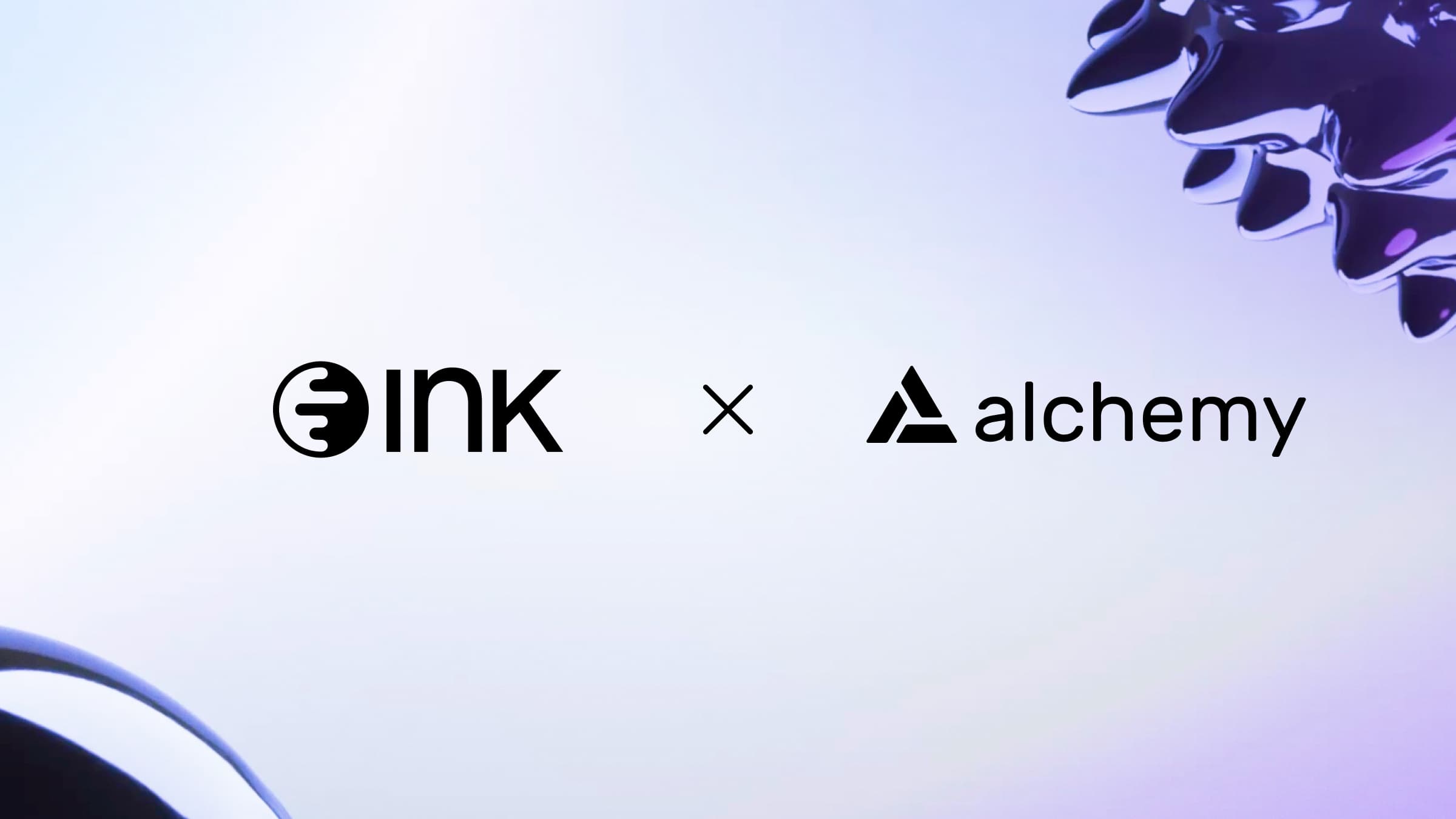 Ink mainnet launch announcement with Alchemy