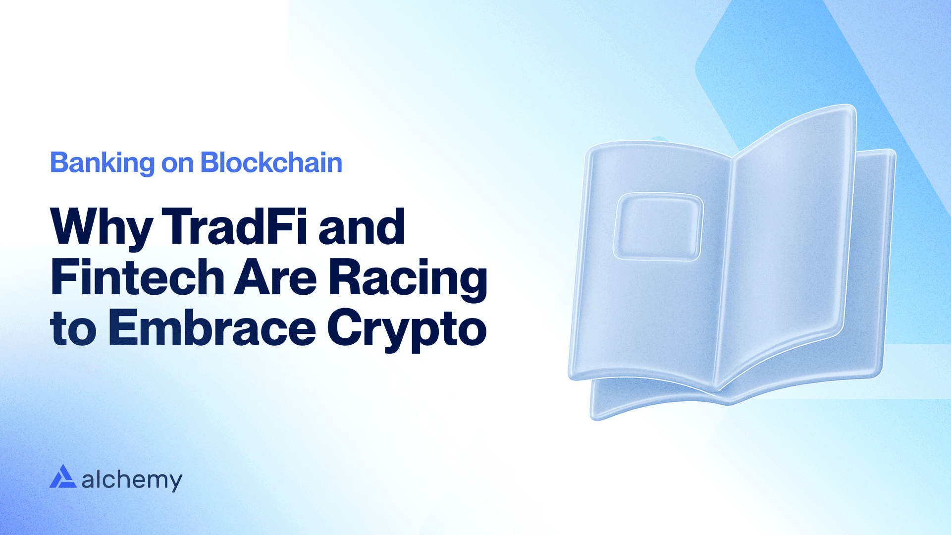 Financial institutions and fintechs accelerating into the crypto era with blockchain-powered services.