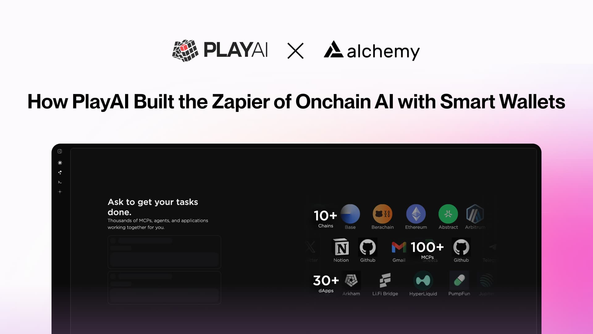 How PlayAI built the Zapier of Onchain AI with Smart Wallets