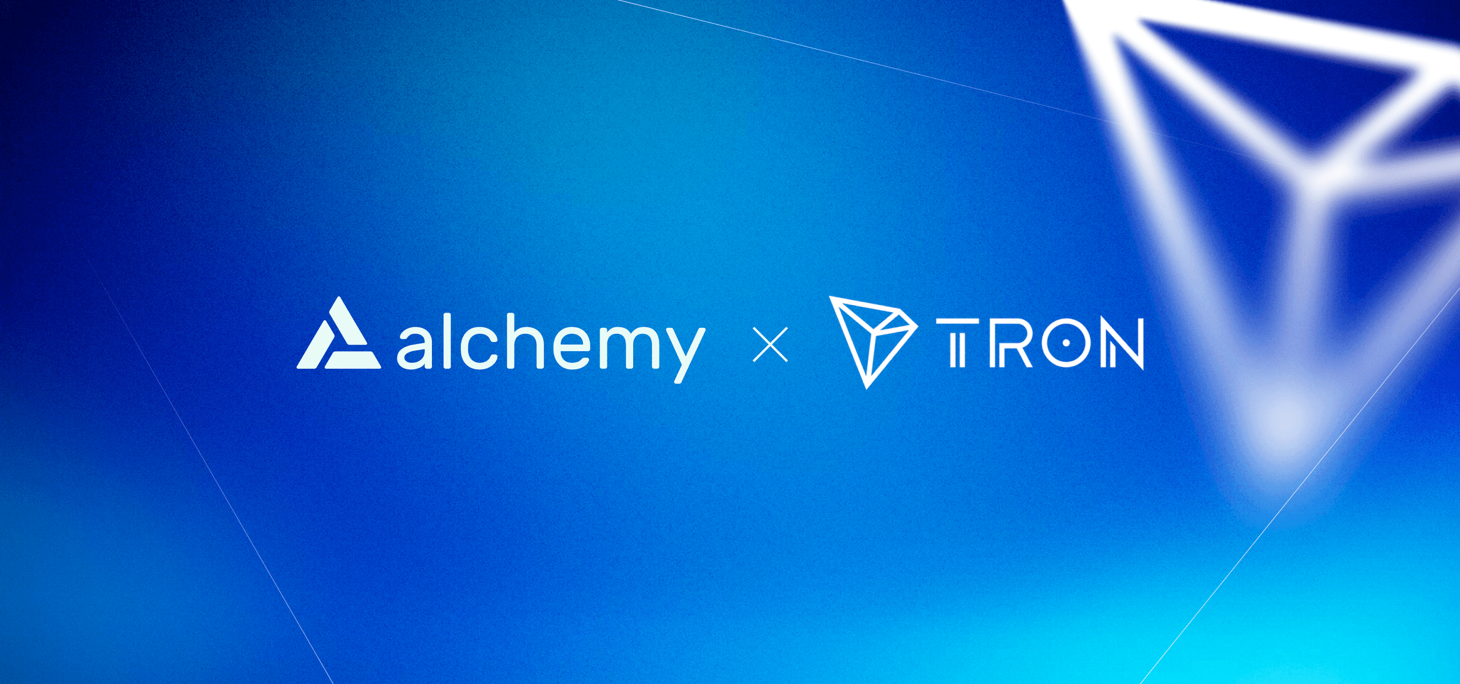 TRON and Alchemy partnership announcement