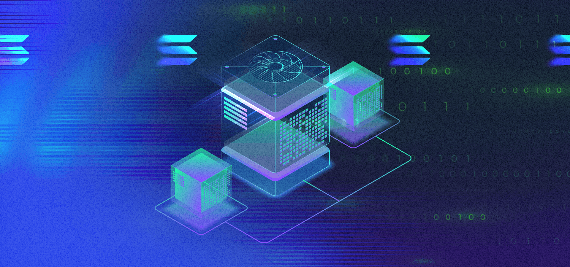 A visualization of the virtual machine