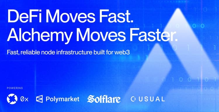 DeFi Moves Fast. Alchemy Moves Faster.