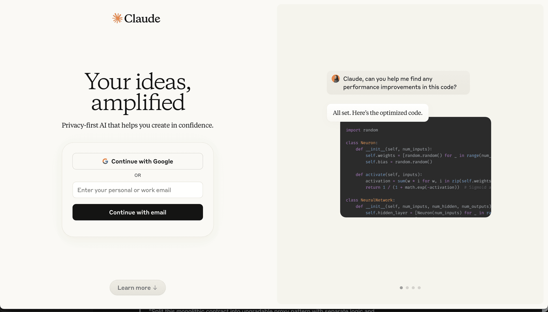 Claude browser
