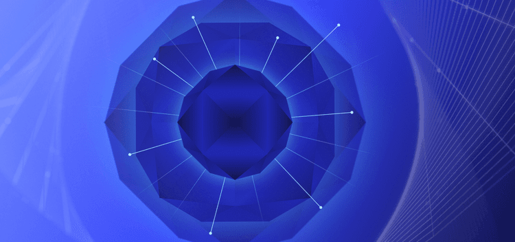 An abstract graphic of AI agents