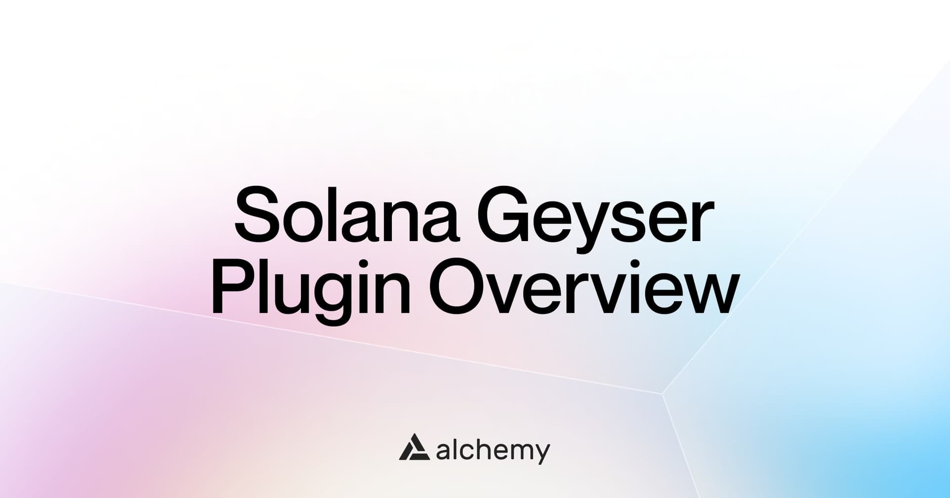 Solana Geyser Plugin data stack