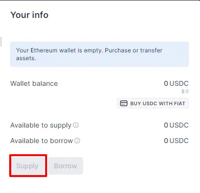 Lend ERC20 Tokens on Aave