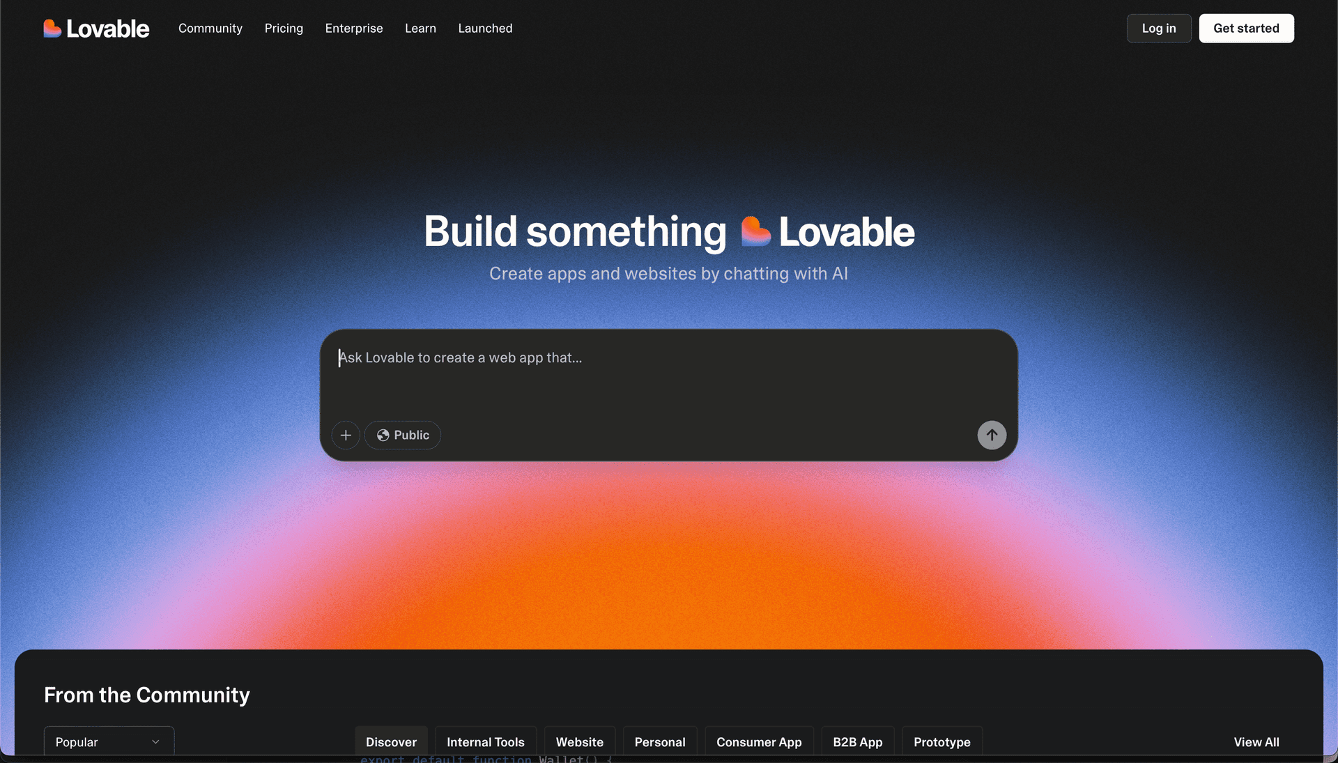 Lovable browser