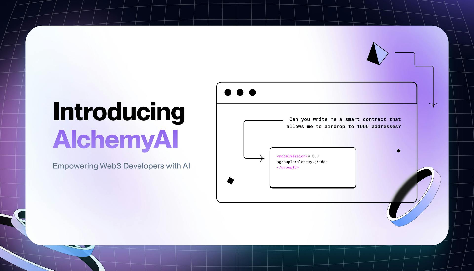 Introducing AlchemyAI: A suite of AI-powered tools made for web3 developers  thumbnail