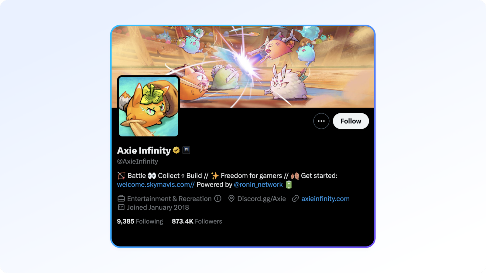 Axie Infinity Twitter