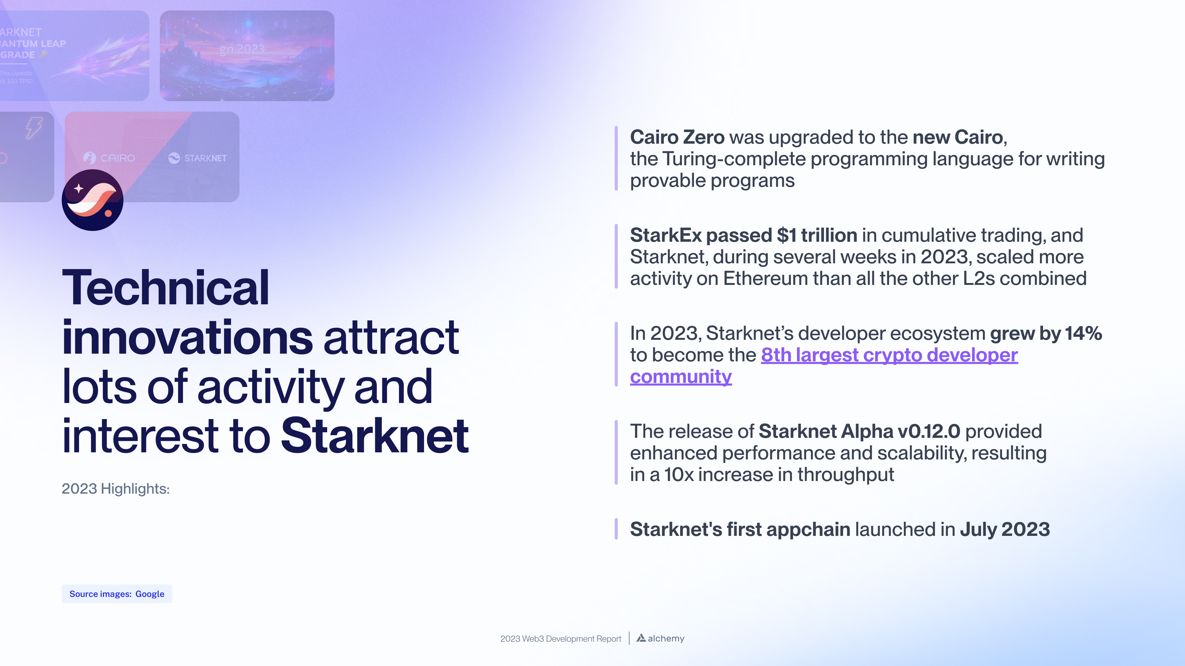 2023 Starknet developer community achievements