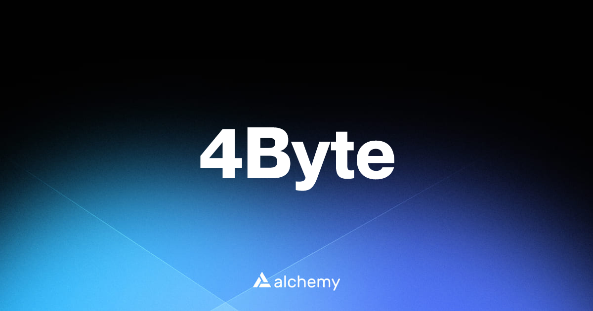 4Byte - Solidity tools - Alchemy | Alchemy