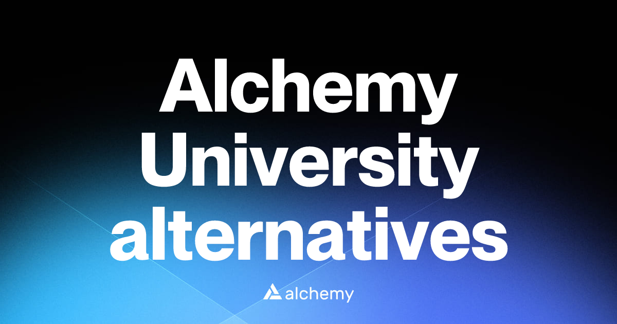 Find 36 Alchemy University alternatives (2026) | Alchemy