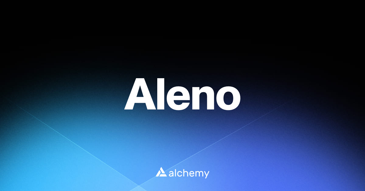 Aleno - Infrastructure tools - Alchemy | Alchemy