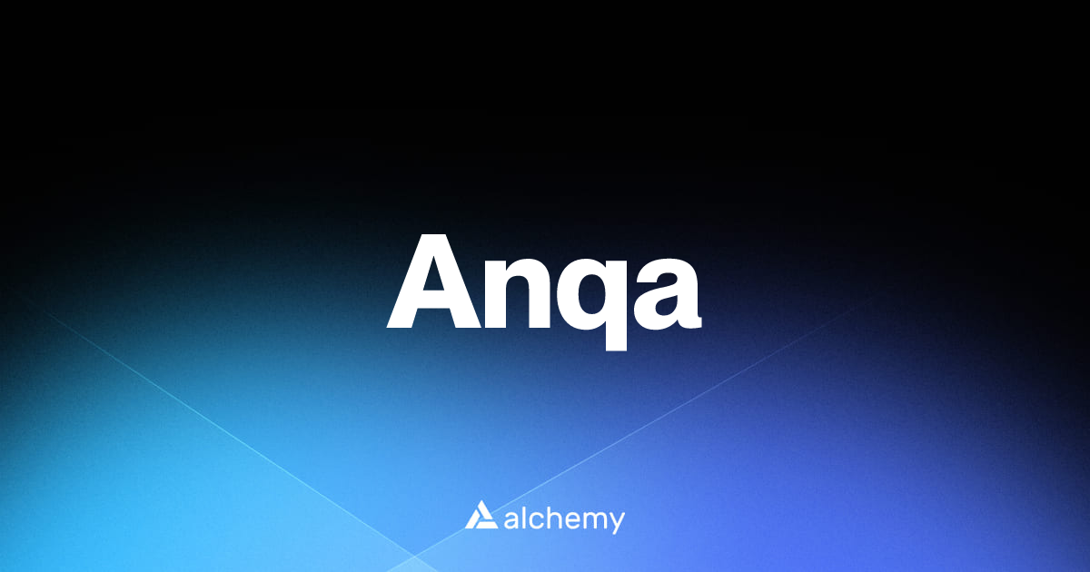 Anqa - DeFi dapps - Alchemy | Alchemy