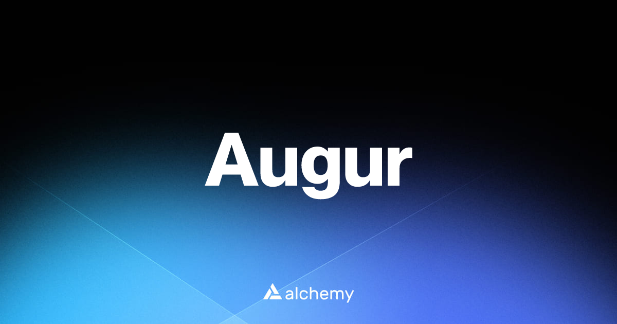 Augur - DeFi dapps - Alchemy | Alchemy