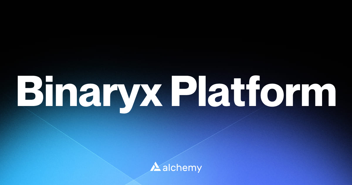 Binaryx Platform - Real world asset dapps - Alchemy | Alchemy