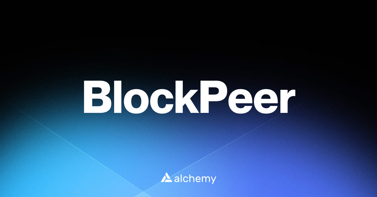 BlockPeer - Real world asset dapps - Alchemy | Alchemy