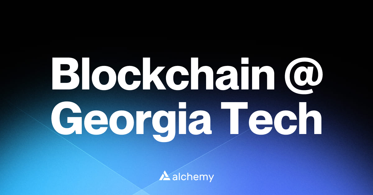 Students learning blockchain technology at Georgia Tech