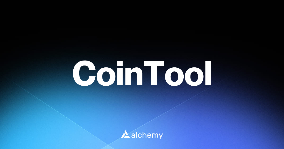 CoinTool - Web3 wallet tools - Alchemy | Alchemy