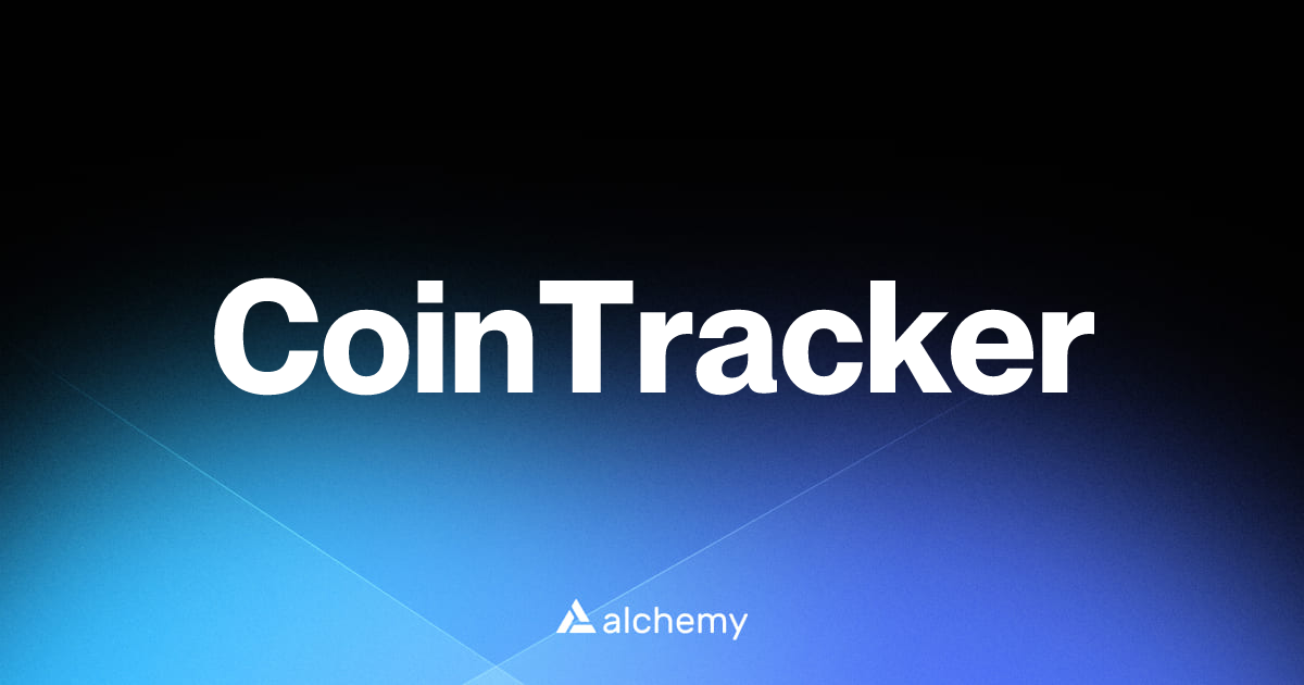 CoinTracker - Web3 wallet tools - Alchemy | Alchemy