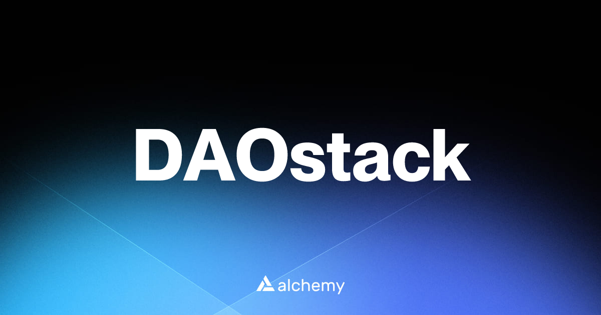 DAOstack - DAOs - Alchemy | Alchemy