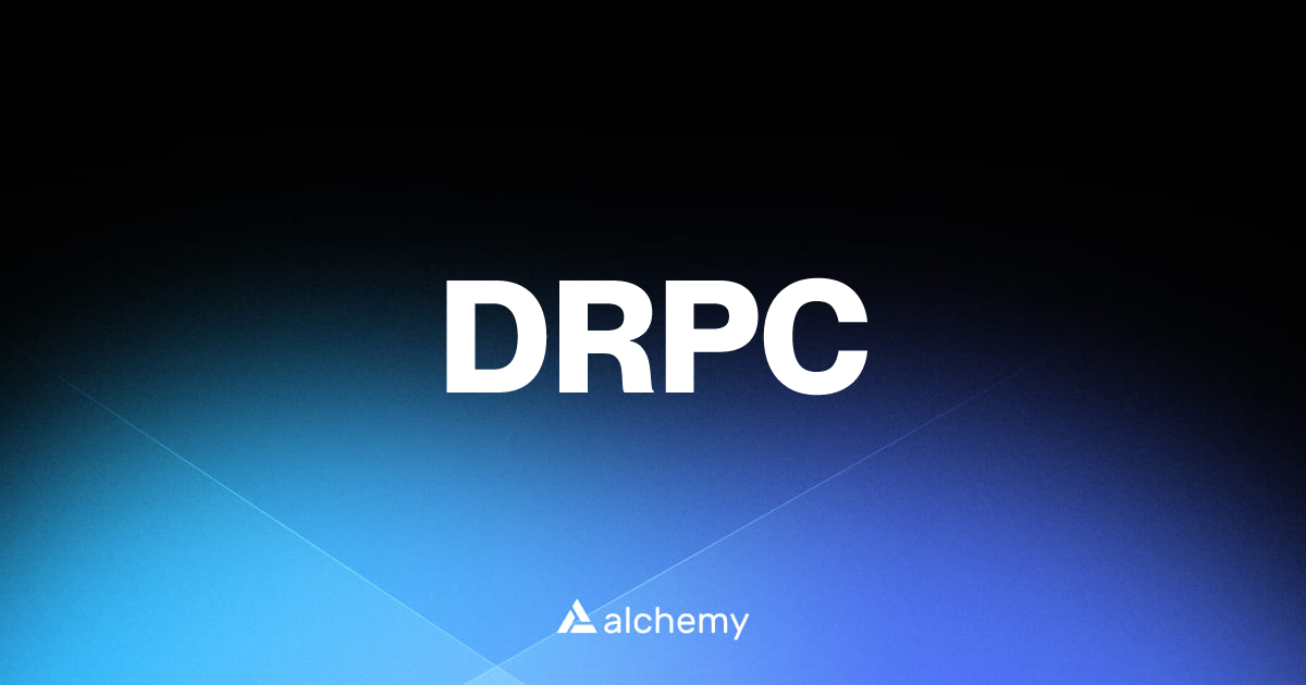 DRPC - Infrastructure tools - Alchemy | Alchemy