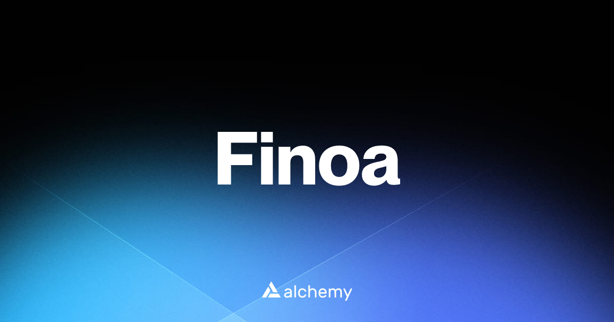 Finoa - Web3 wallet tools - Alchemy | Alchemy