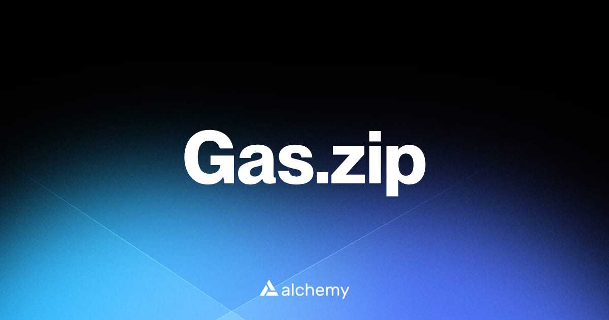 Gas.zip - DeFi tools - Alchemy | Alchemy