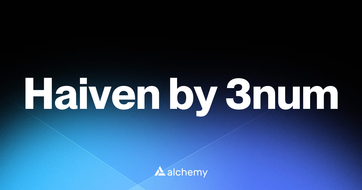Haiven by 3num - Infrastructure tools - Alchemy | Alchemy
