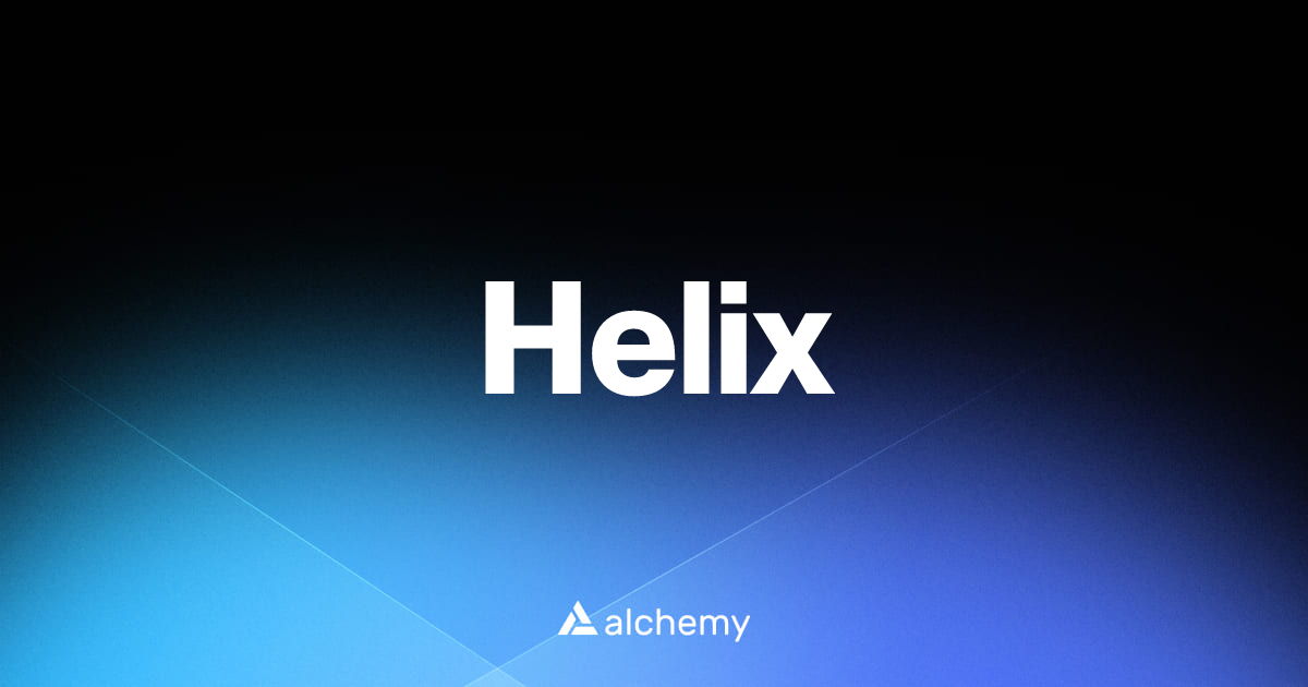 Helix - DeFi dapps - Alchemy | Alchemy