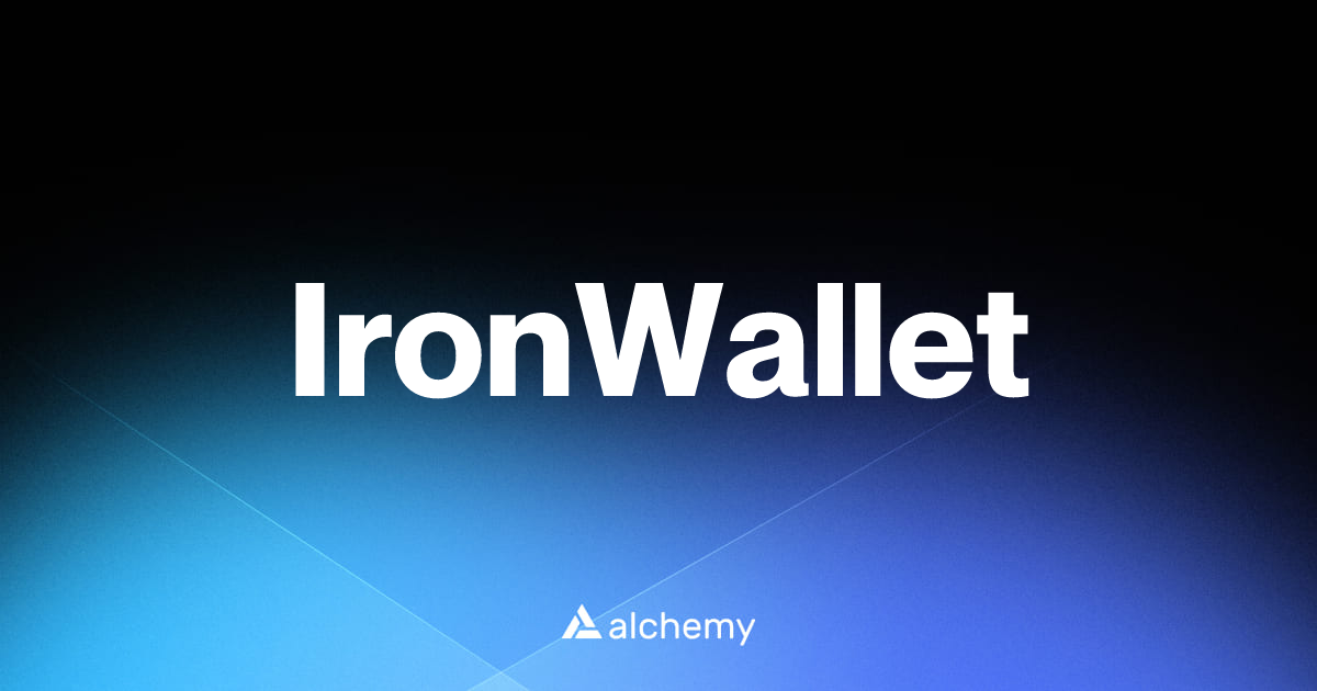IronWallet - Web3 wallets - Alchemy | Alchemy