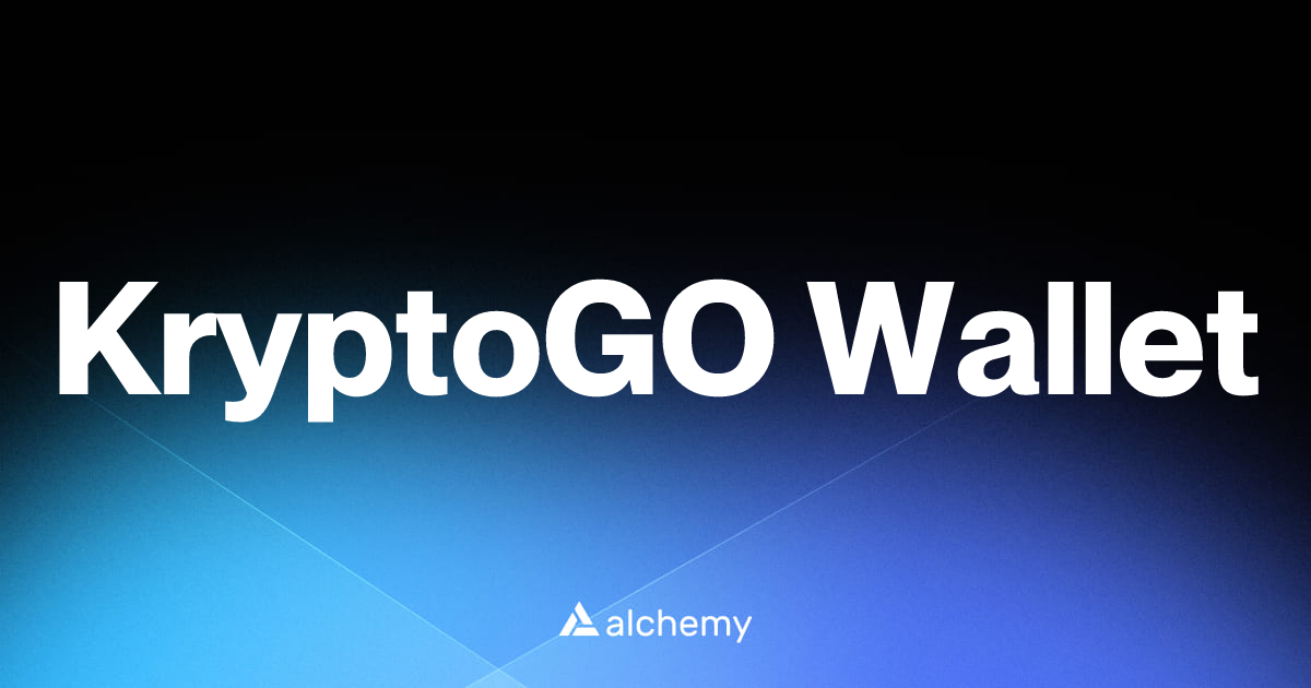 KryptoGO Wallet - Web3 wallets - Alchemy | Alchemy