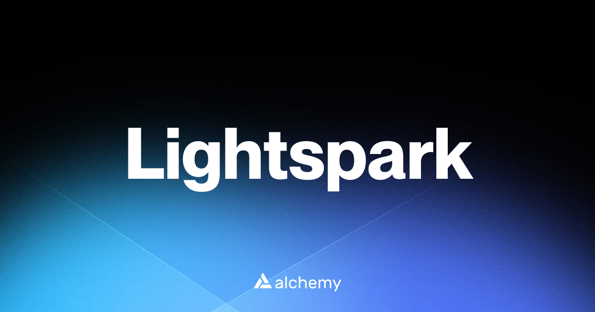 Lightspark - Web3 wallet tools - Alchemy | Alchemy