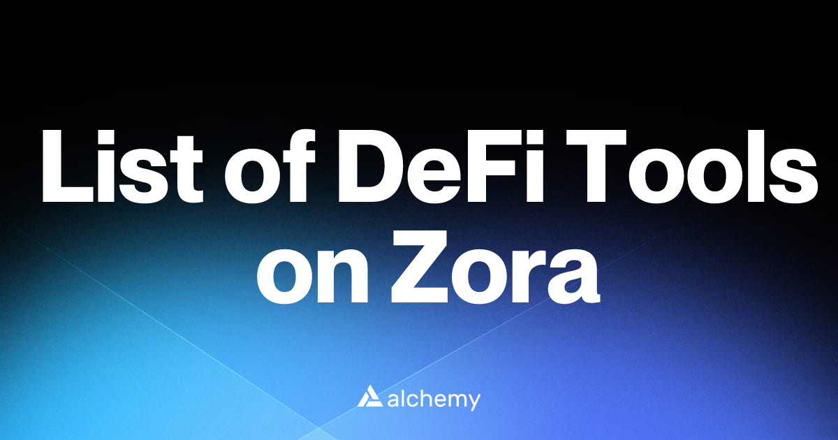 List Of 3 Defi Tools On Zora 2025