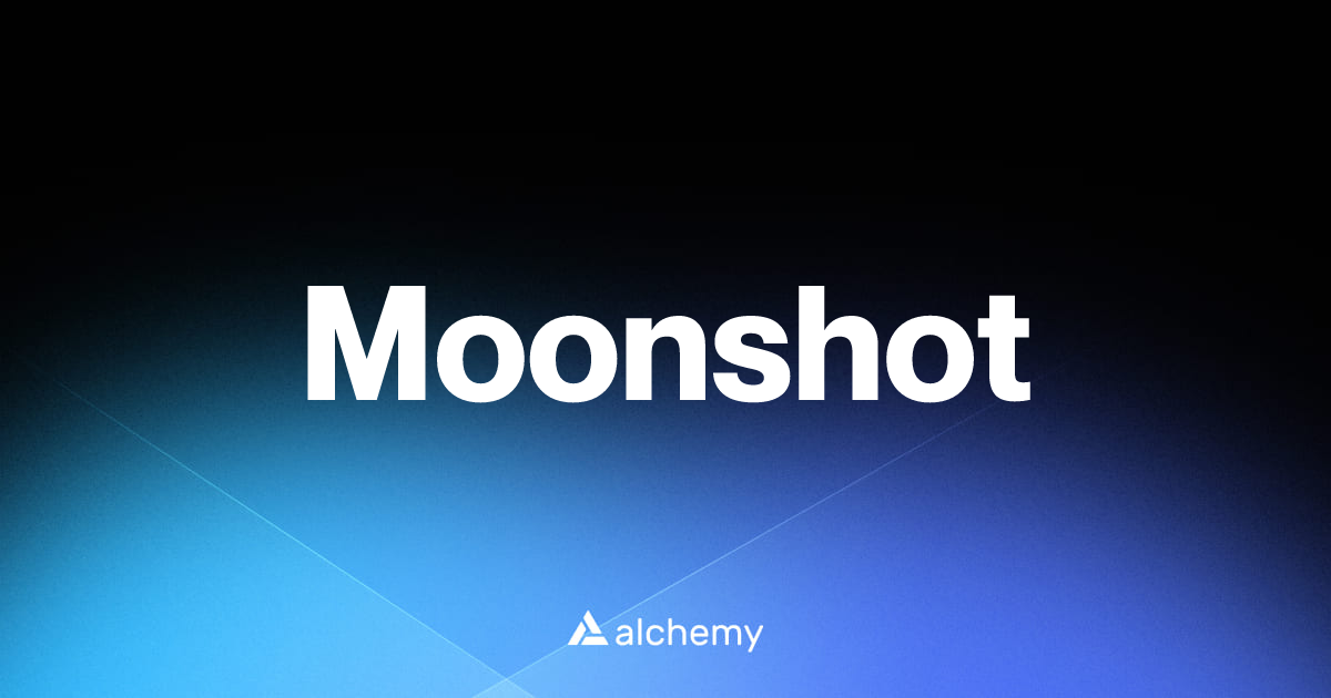 Moonshot - Trading tools - Alchemy | Alchemy