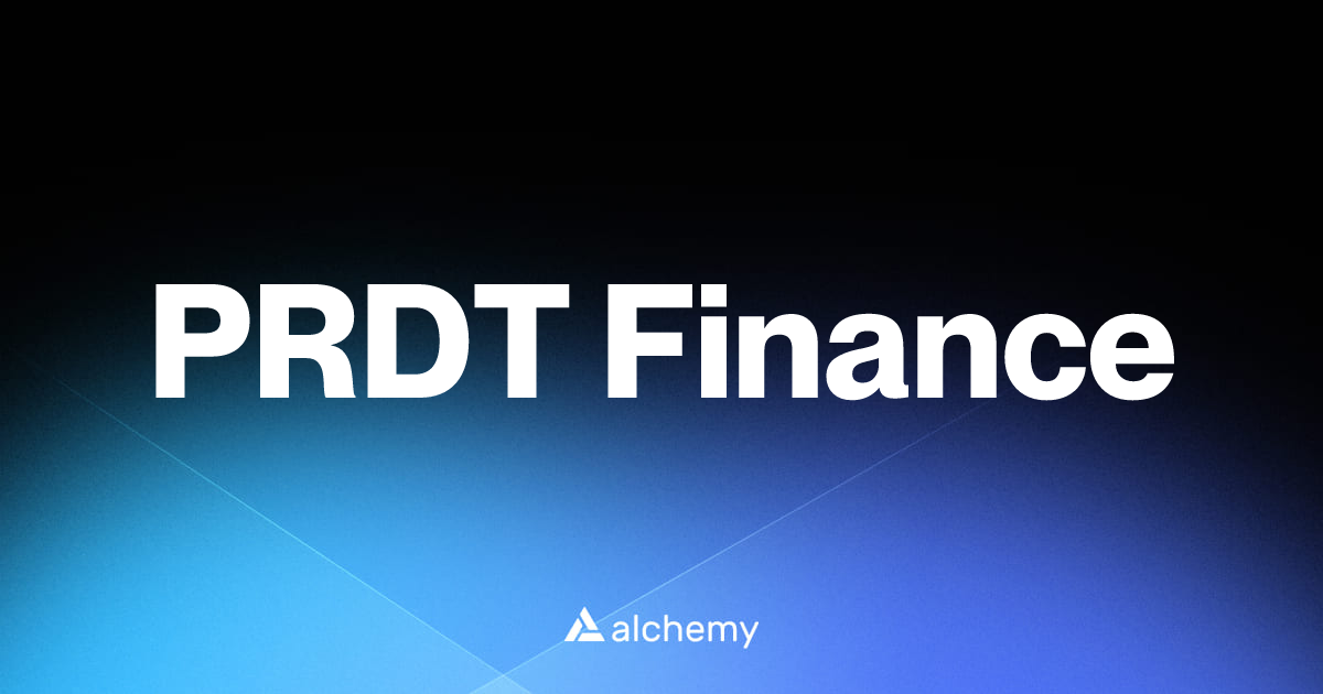 PRDT Finance - DeFi dapps - Alchemy | Alchemy