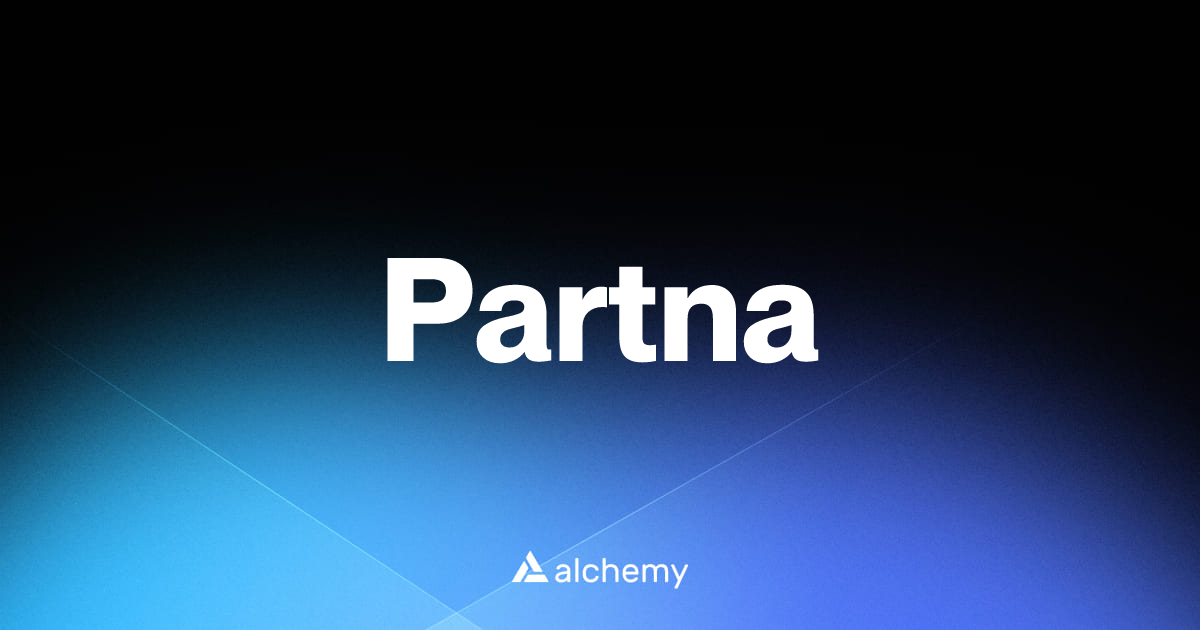 Partna - Web3 wallet tools - Alchemy | Alchemy