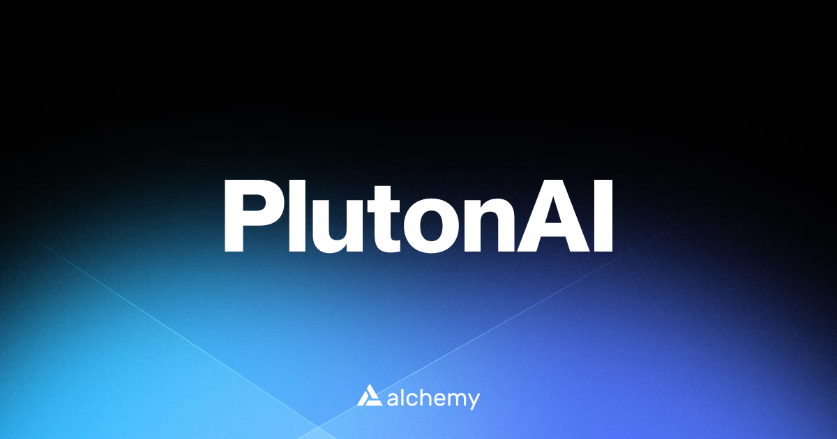 PlutonAI - DeFi tools - Alchemy | Alchemy