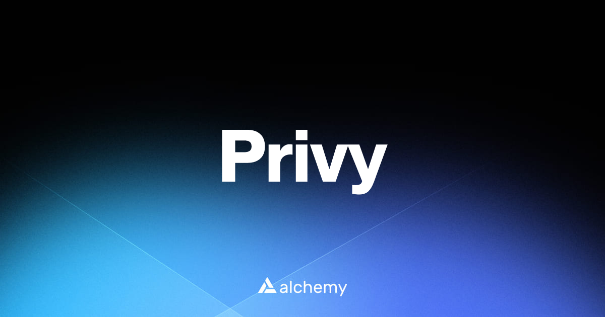 Privy - Web3 wallet tools - Alchemy | Alchemy