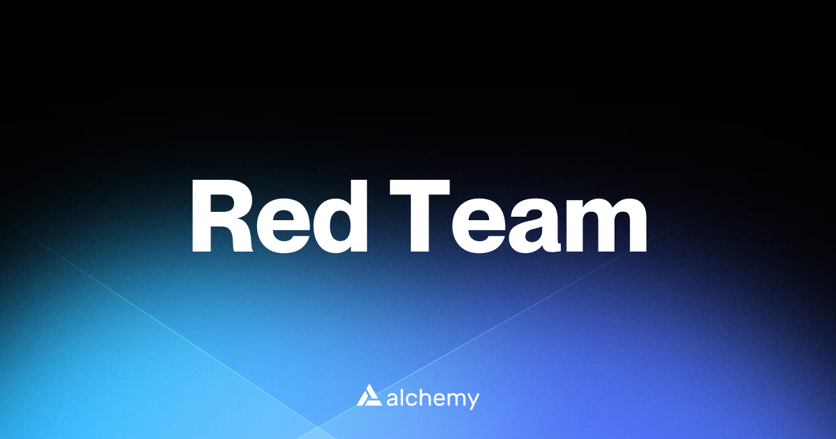 Red Team - Web3 security tools - Alchemy | Alchemy