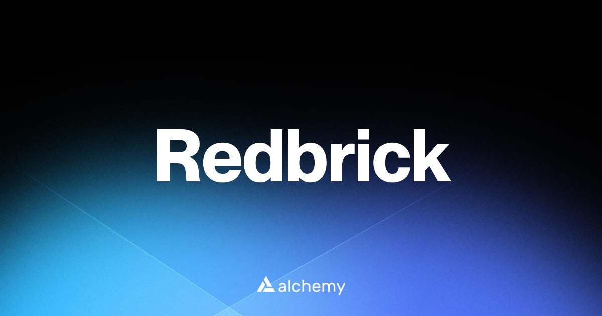 Redbrick - Web3 gaming tools - Alchemy | Alchemy