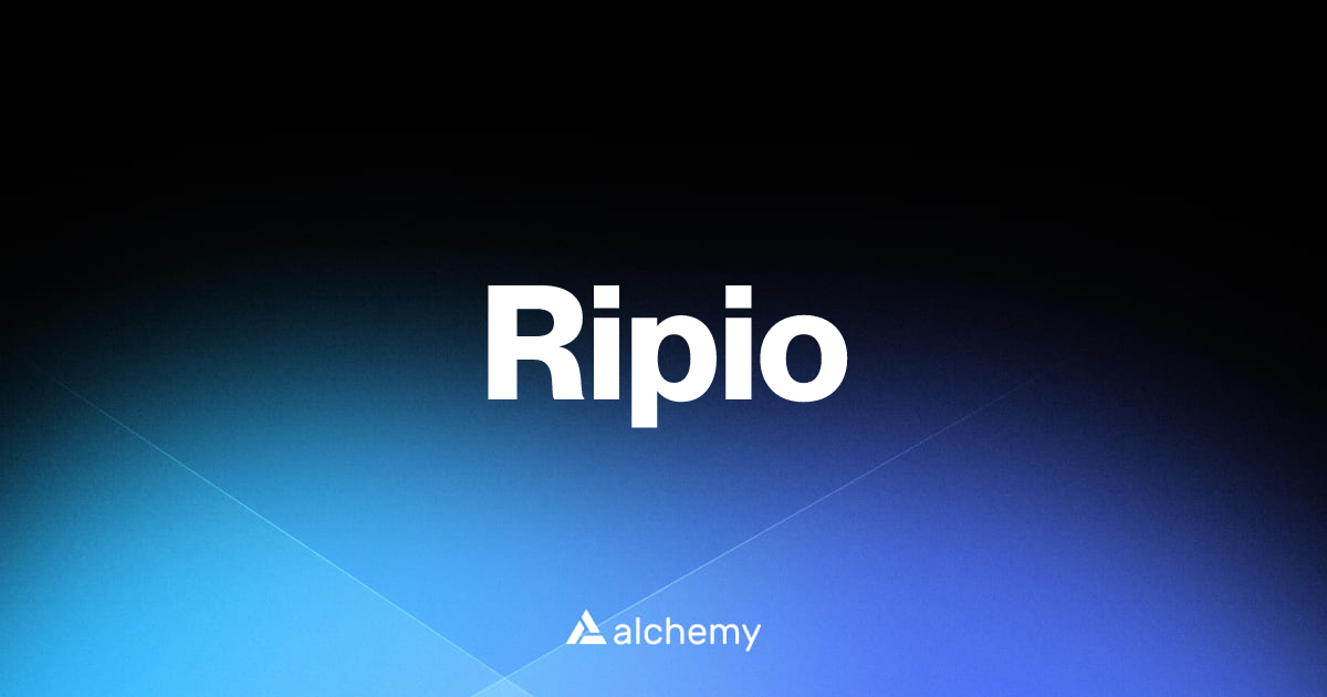 Ripio - Web3 wallet tools - Alchemy | Alchemy
