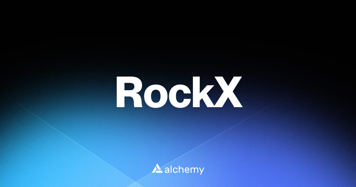RockX - Infrastructure tools - Alchemy | Alchemy