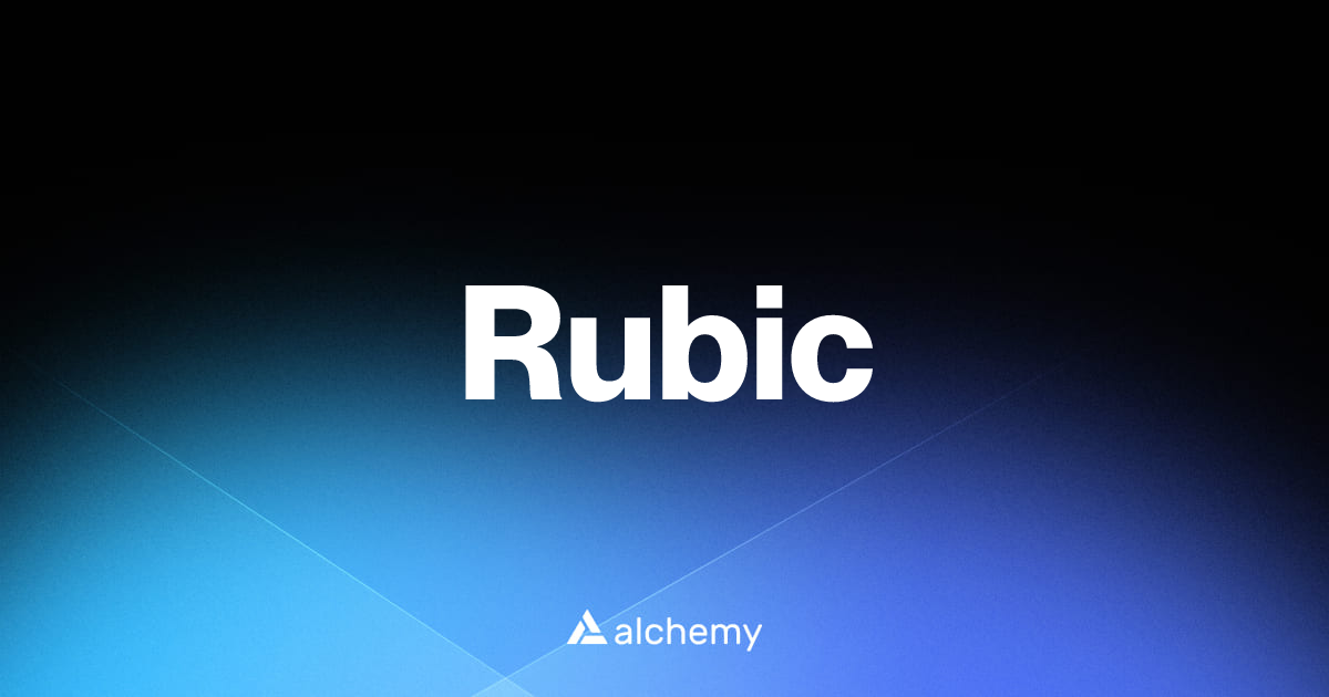 Rubic - Web3 developer tools - Alchemy | Alchemy
