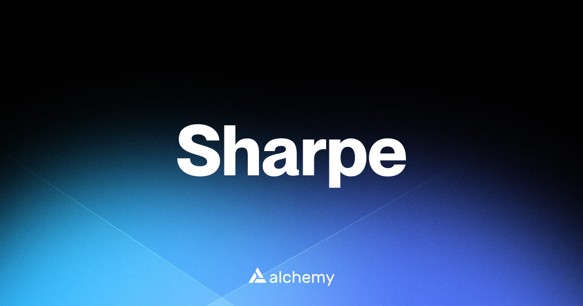 Sharpe - DeFi Dapps - Alchemy