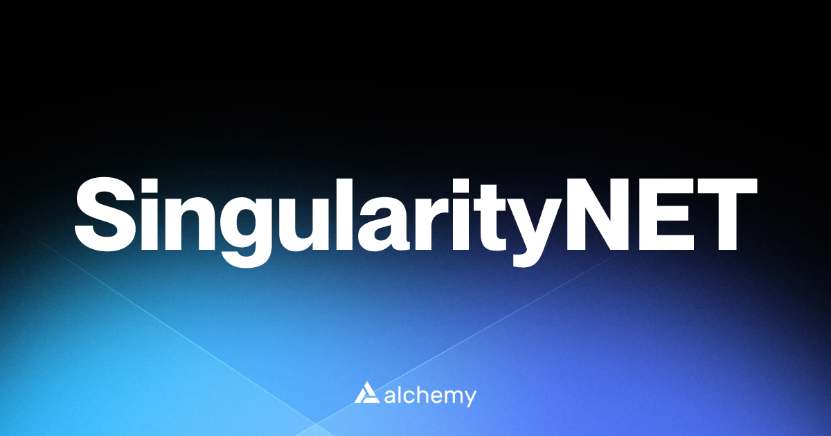 SingularityNET - Web3 developer tools - Alchemy | Alchemy